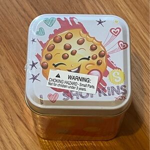 NWT Shopkins Tin W/ Magnets Stickers Mini Poster